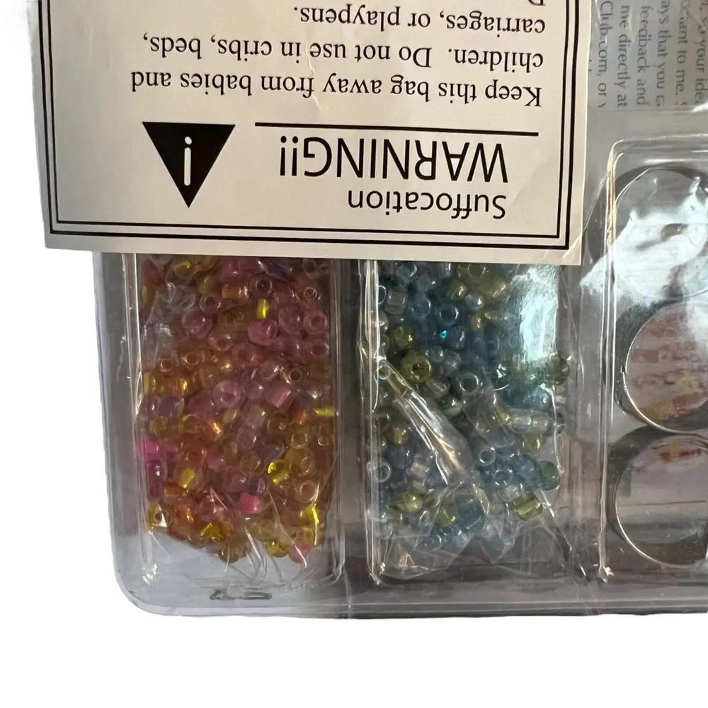 Simply Beads Kit of the Month Club Beading Party Glass Charms Set Sealed